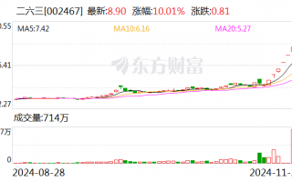 7连板二六三：滚动市盈率、静态市盈率、市净率严重偏离同行业上市公司合理估值