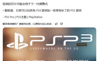 消息称索尼正酝酿新 PlayStation 掌机：可运行所有 PS4 游戏