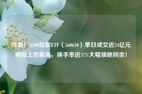 炸裂！A500指数ETF（560610）单日成交近24亿元刷新上市新高，换手率近37%大幅领跑同类！